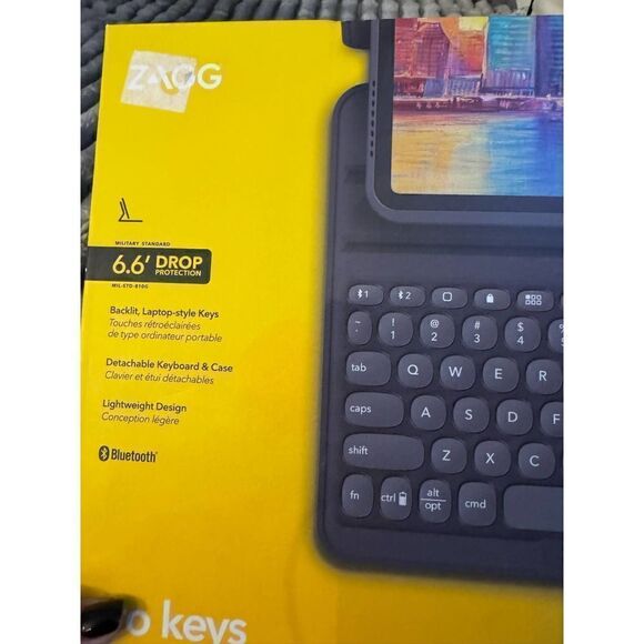 Zagg pro keys keyboard tablet case/stand apple ipad pro - Picture 7 of 11